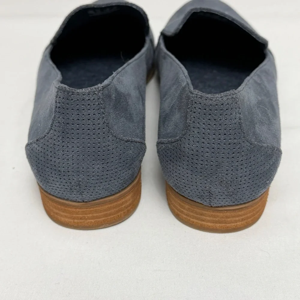 Dr. Scholl's BE Energized Navy Blue‎ Faux Suede Slip On Loafers Womens 10M